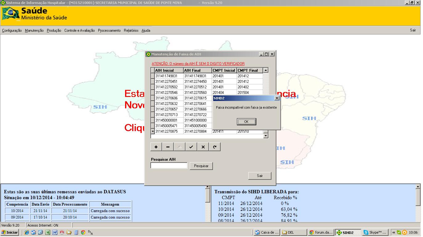 ERRO CADASTRO FAIXA.JPG